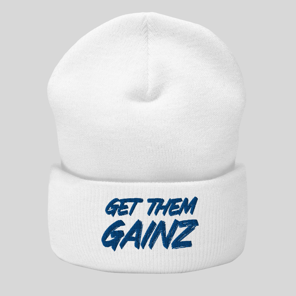 Get Them Gainz Beanie (Blue)