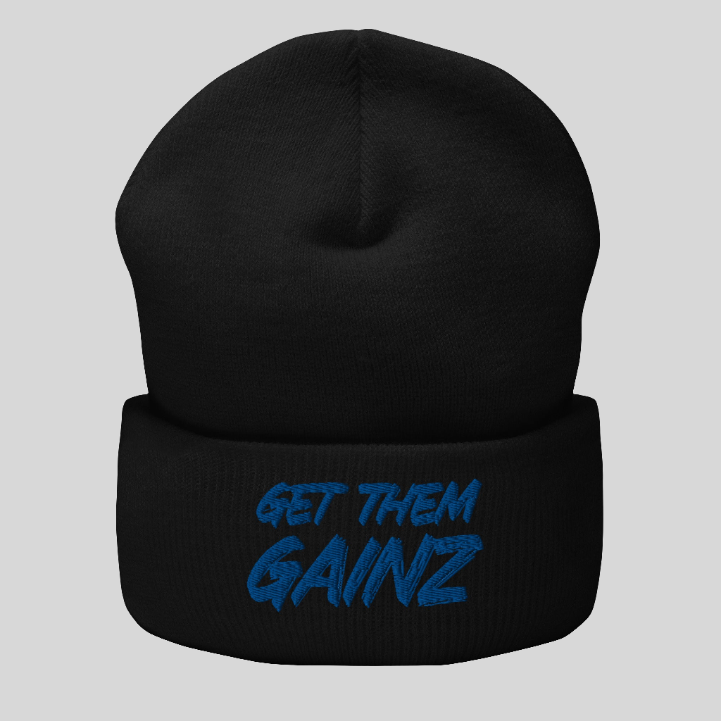 Get Them Gainz Beanie (Blue)